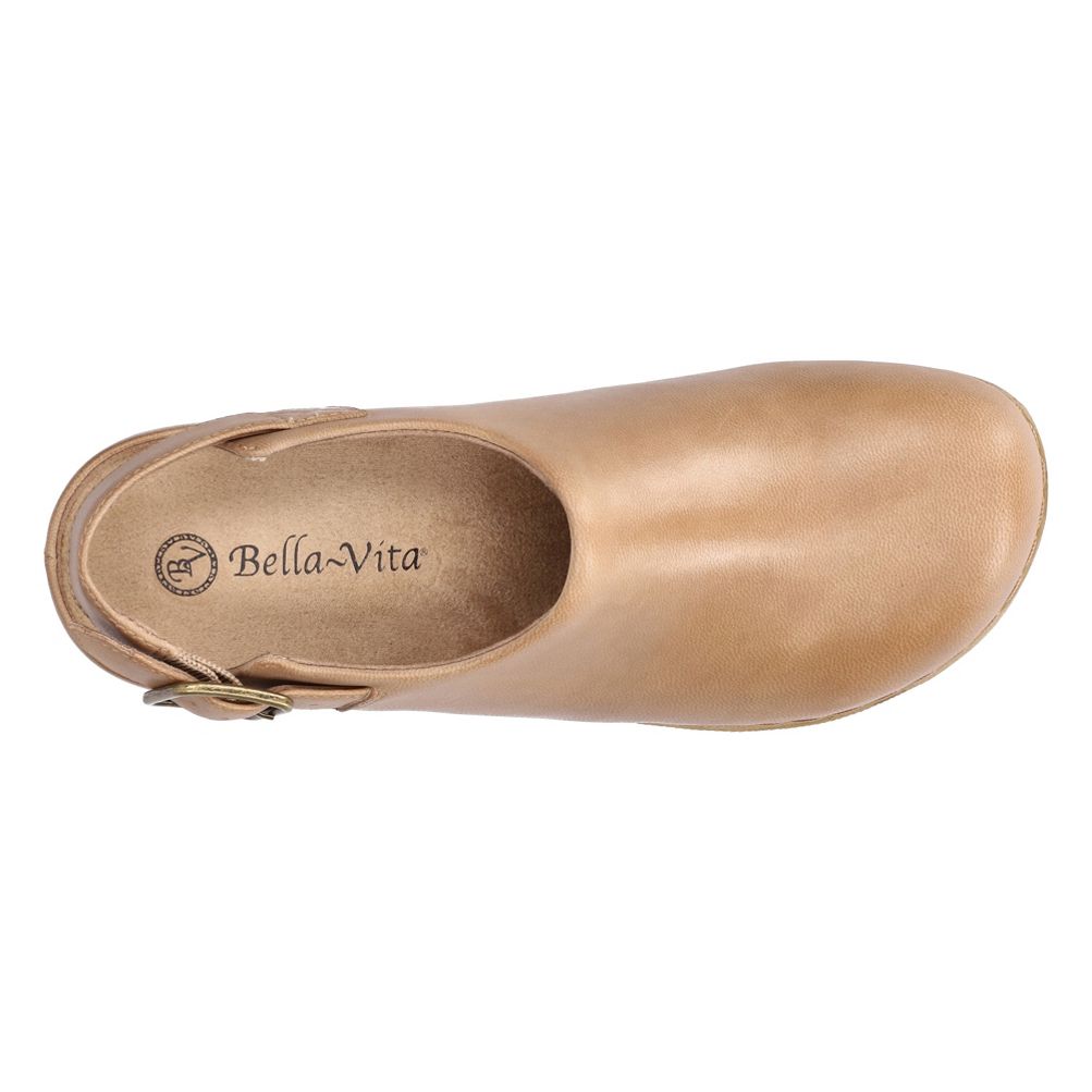 Bella Vita Women's Starlee Leather Slingback Comfort Clogs