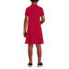 School Uniform Girls Short Sleeve Interlock Polo Dress, Back
