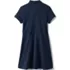 Girls Short Sleeve Interlock Polo Dress, Back