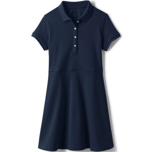 Women's Supima Cotton 3/4 Sleeve Polo Dress