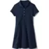 Girls Short Sleeve Interlock Polo Dress, Front