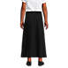 School Uniform Girls Solid Pleated Skirt Ankle Length, Back