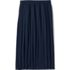 School Uniform Girls Solid Pleated Skirt Ankle Length, Back