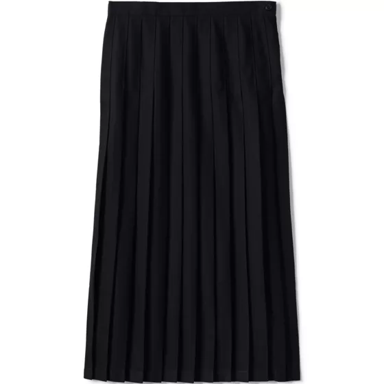Girls Solid Pleated Skirt Ankle Length - primary