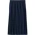 School Uniform Girls Solid Pleated Skirt Ankle Length, Front