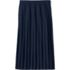 School Uniform Girls Solid Pleated Skirt Ankle Length, Front