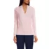 Women's Long Sleeve Supima Micro Modal Wrap Top, Front