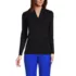 Women's Long Sleeve Supima Micro Modal Wrap Top, Front