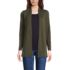 Women's Long Sleeve Supima Micro Modal Open Cardigan Tunic, Front
