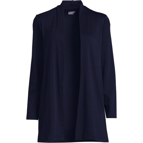 Lands end outlet supima open cardigan