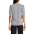 Women's Elbow Sleeve Ponte Square Neck Top, Back