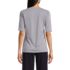 Women's Elbow Sleeve Ponte Square Neck Top, Back