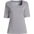 Women's Elbow Sleeve Ponte Square Neck Top, Front