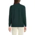Women's Long Sleeve Ottoman Mock Pullover, Back