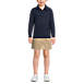 School Uniform Kids Long Sleeve Rapid Dry Polo Shirt, Front