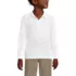 Kids Long Sleeve Rapid Dry Polo Shirt, Front