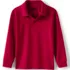 Kids Long Sleeve Rapid Dry Polo Shirt, Front