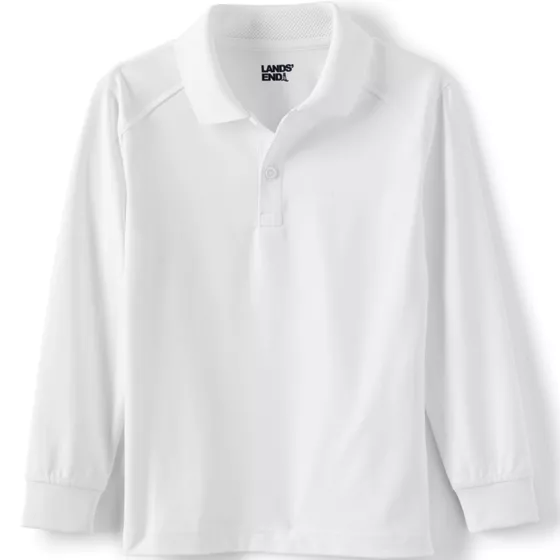 School Uniform Long Sleeve Rapid Dry Polo Shirt - primary