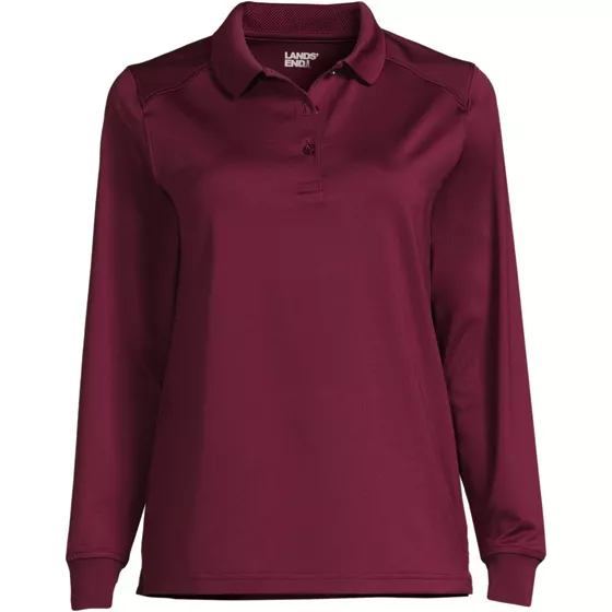 Women's Long Sleeve Rapid Dry Polo Shirt - primary
