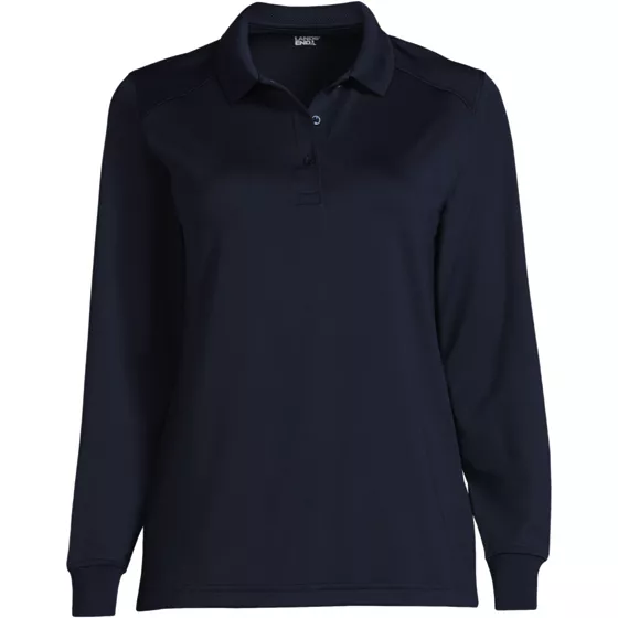 Women's Long Sleeve Rapid Dry Polo Shirt - primary