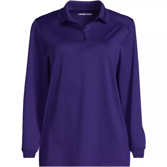 Women's Long Sleeve Rapid Dry Polo Shirt - primary
