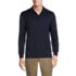 School Uniform Men's Long Sleeve Rapid Dry Polo Shirt, Front