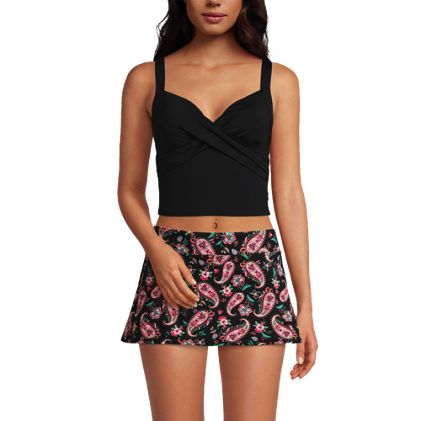 Women's V-Neck Wrap Midkini Top - image 5