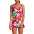 Women's V-Neck Wrap Midkini Top, Front