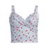 Women's V-Neck Wrap Midkini Top, Front