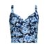 Women's Plus Size V-Neck Wrap Midkini Top, Front
