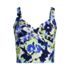 Women's V-Neck Wrap Midkini Top, Front