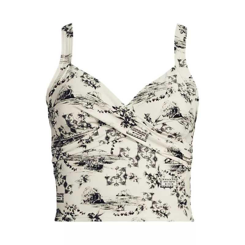 Women's Sweetheart Wrap Midkini Top , Front