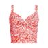 Women's V-Neck Wrap Midkini Top, Front