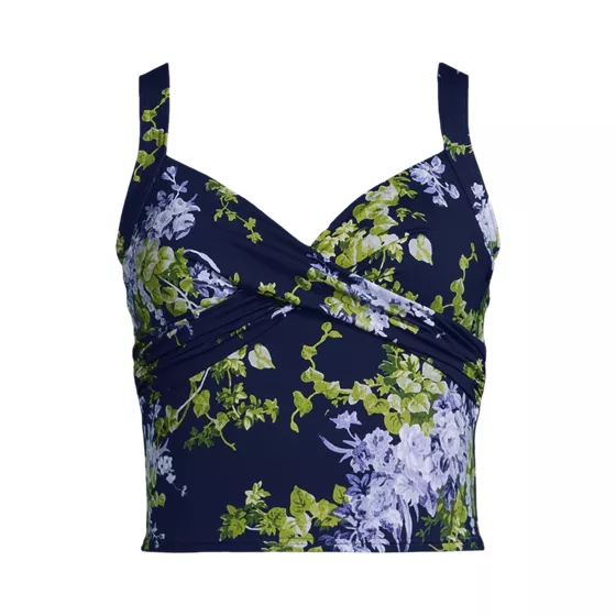 Women's Plus Size Sweetheart Wrap Midkini Top  - primary