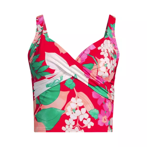 Women's Plus Size Sweetheart Wrap Midkini Top  - primary
