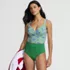 Women's Sweetheart Wrap Midkini Top , alternative image