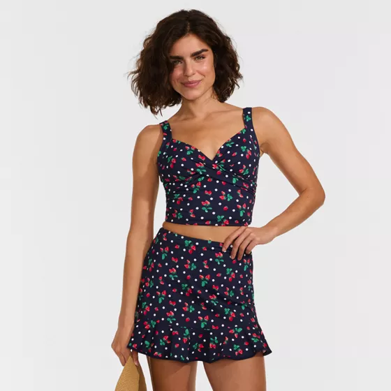 Women's Sweetheart Wrap Midkini Top  - primary