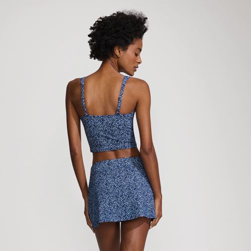 Women's V-Neck Wrap Midkini Top, Back