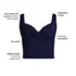 Women's Sweetheart Wrap Midkini Top, alternative image