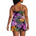 Women's Plus Size V-Neck Wrap Midkini Top, Back