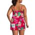 Women's Plus Size V-Neck Wrap Midkini Top, Back