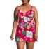 Women's Plus Size V-Neck Wrap Midkini Top, Front