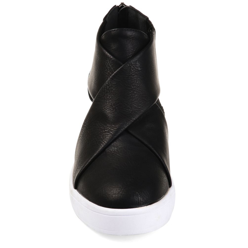 Criss cross wedge on sale sneaker