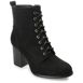 Journee Collection Women's Baylor Stacked Heel Ankle Boots, alternative image