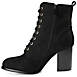 Journee Collection Women's Baylor Stacked Heel Ankle Boots, alternative image