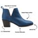 Journee Collection Women's Lola Stacked Heel Booties, alternative image