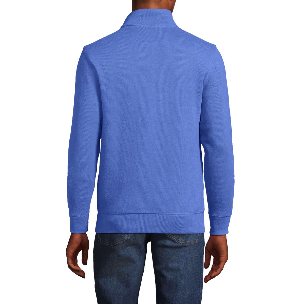 Men's French Rib Quarter Zip Pullover Shirt