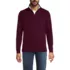 School Uniform Men's French Rib Quarter Zip Pullover Shirt, Front