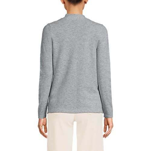 Women's Cashmere Long Sleeve Wrap Sweater - Secondary