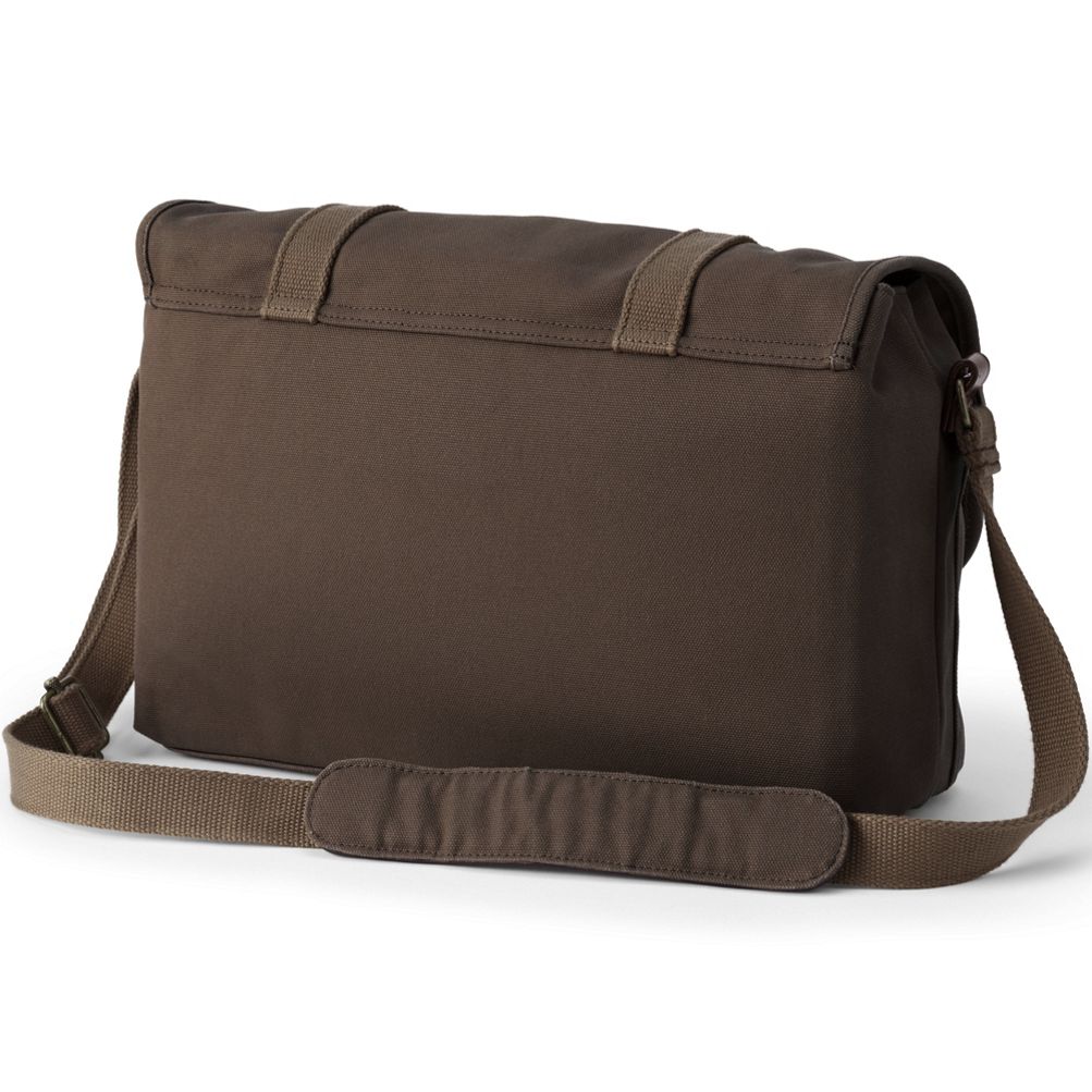 Waxed Canvas Messenger Bag Lands End